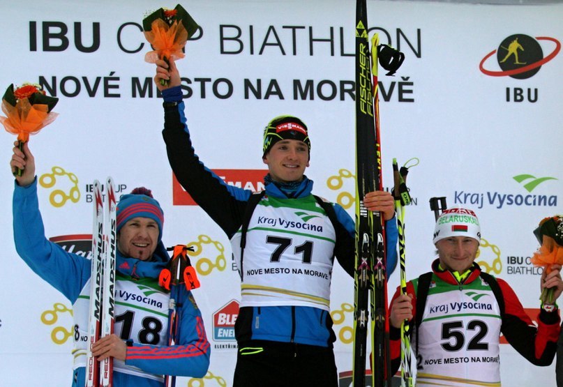 Дмитрий Абашев третий в спринте на 4 этапе Кубка IBU