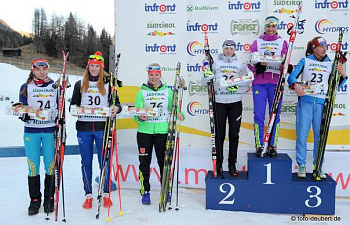 Дарья Блашко завоевала серебро в спринте